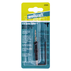 Wolfcraft 4.5 M D Steel Tapered Screw Setter 1 pc