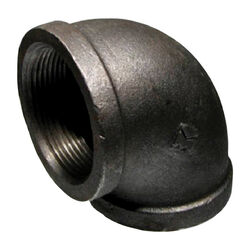 BK Products Southland 2-1/2 in. FPT T X 2-1/2 in. D FPT Black Malleable Iron 90 Degree Elbow