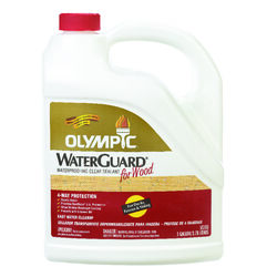 Olympic WaterGuard Low Luster Clear Oil-Based Waterproofer Wood Protector 1 gal