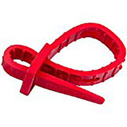 One-Tie 14 in. L Red Reusable Tie Strap 2 pk