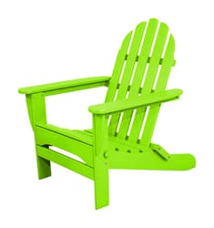 Ivy Terrace Classics Lime HDPE Adirondack Foldable Chair