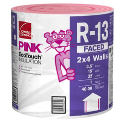 Owens Corning Eco Touch 15 in. W X 32 ft. L R-13 Kraft Faced Fiberglass Insulation Roll 40 sq ft