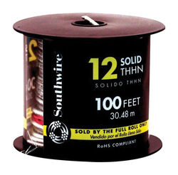 Southwire 100 ft. 12/1 Solid THHN Building Wire