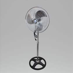 Comfort Zone 57 in. H 3 speed Oscillating Pedestal Fan