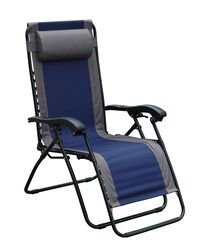 Living Accents Adjustable Navy Blue Zero Gravity Chair