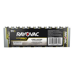 Rayovac Ultra Pro 9-Volt Alkaline Batteries 6 pk Shrink Wrapped