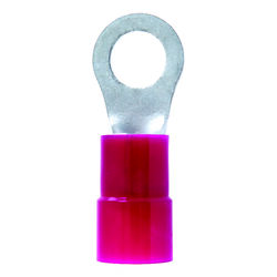 Jandorf 2 Ga. Insulated Wire Terminal Ring Red 1 pk