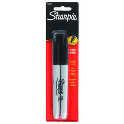 Sharpie Black Fine Tip Permanent Marker 2 pk