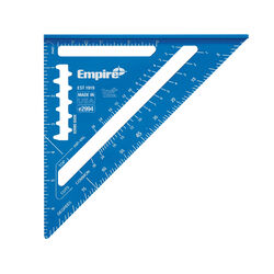 Empire True Blue 7 in. L X 7 in. H Anodized Aluminum Laser Etched Rafter Square