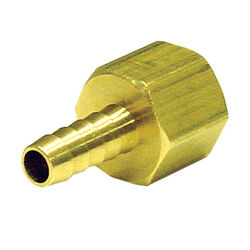 JMF Brass 3/8 in. D X 1/2 in. D Adapter 1 pk