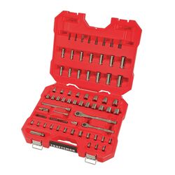 Craftsman 3/8 in. S X 1/4 and 3/8 in. drive S Metric and SAE 6 Point Mechanic's Tool Set 81 pc