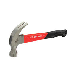 Craftsman 16 oz Smooth Face Claw Hammer 10.75 in. Fiberglass Handle