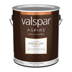 Valspar Aspire Semi-Gloss Tintable Neutral Base Paint and Primer Exterior 1 gal