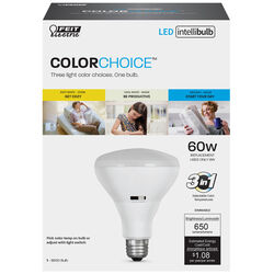 Feit Electric acre Intellibulb COLORCHOICE BR30 E26 (Medium) LED Bulb Multi-Colored 60 Watt Equivale