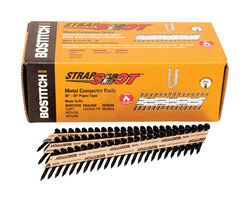 Bostitch StrapShot 1-1/2 in. 11 Ga. Straight Strip Metal Connector Nails 35 deg Smooth Shank 1000