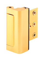 Prime-Line Bright Brass Gold Aluminum Entry Door Blocker 1 pk