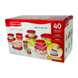 Rubbermaid 0.5 cups Clear Food Storage Container Set 20 pk