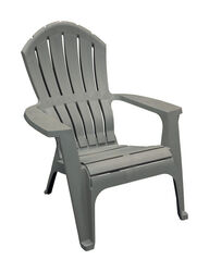 Adams RealComfort Gray Polypropylene Adirondack Chair