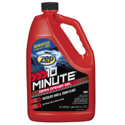 Zep 10 Minute Hair Clog Remover Gel Drain Cleaner 128 oz