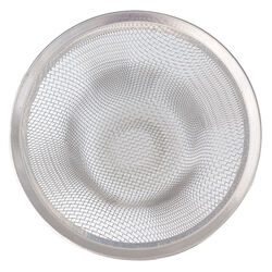 Whedon Drain Protector 3-1/2 in. D Chrome Stainless Steel Shower Drain Strainer