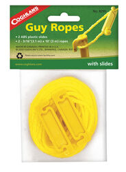 Coghlan's Guy Ropes Yellow Tent Cord 5.625 in. H X 1/8 in. W X 120 in. L 2 pk