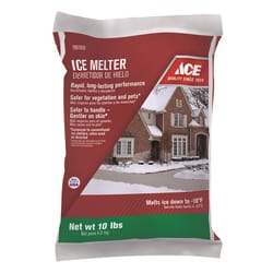 Ace Ace Brand Magnesium Chloride, Sodium Chloride and MG-104 Granule Ice Melt 10 lb