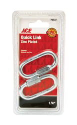 Ace Zinc-Plated Steel Quick Link 880 lb 2-1/4 in. L