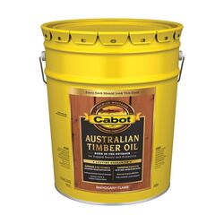 Cabot Transparent Mahogany Flame Oil-Based Alkyd Australian Timber Oil 5 gal