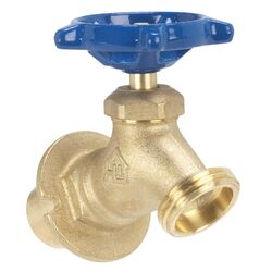 BK Products Mueller 1/2 or 3/4 in. Sweat T Hose Brass Sillcock Valve