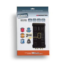 Monster Just Power It Up 3420 J 6 ft. L 10 outlets Surge Protector