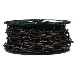 Campbell Chain 10 Antique Copper Steel Decorative Chain 0.14 in. D 1.21 in.