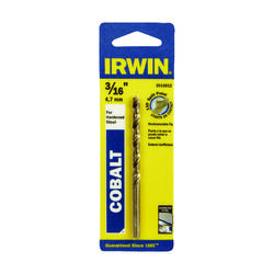 Irwin 3/16 in. S X 3-1/2 in. L Cobalt Steel Drill Bit 1 pc