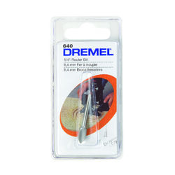 Dremel 1/4 in. S X 1-1/2 in. L High Speed Steel High Speed Router Bit 1 pk