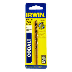 Irwin 7/32 in. S X 3-3/4 in. L Cobalt Steel Drill Bit 1 pc