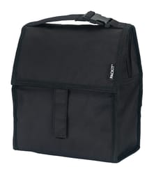 PACKIT Lunch Bag Cooler Black 8.5 in. 9.75 in. 6.25 in.