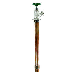 Arrowhead 3/4 MHT T X 3/4 S MIP Brass Wall Hydrant