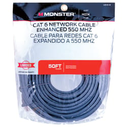 Monster Cable Just Hook It Up 50 ft. L Category 6 Networking Cable