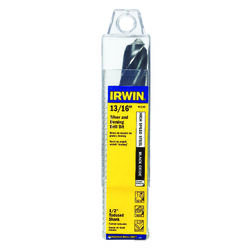 Irwin 13/16 in. S X 6 in. L High Speed Steel Drill Bit 1 pc
