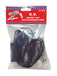 US Hardware 10 ft. RV Battery Clip with Extension Cord 1 pk