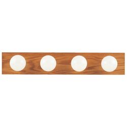 Westinghouse Natural Brass 4 lights Bathroom Bar Fixture Wall Mount