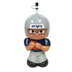Party Animal TeenyMates 16 oz New England Patriots Multicolored BPA Free Water Bottle