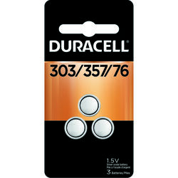 Duracell Silver Oxide 303/357/76 1.5 V Electronic/Watch Battery 3 pk