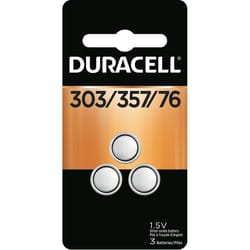 Duracell Silver Oxide 303/357/76 1.5 V Electronic/Watch Battery 3 pk