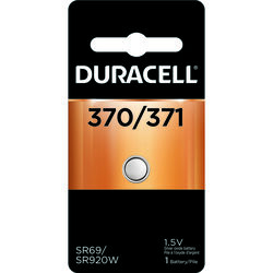 Duracell Silver Oxide 370/371 1.5 V Electronic/Watch Battery 1 pk