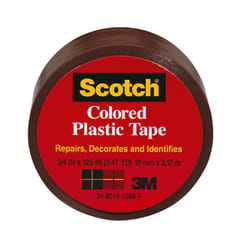 Scotch Brown 125 in. L X 3/4 in. W Plastic Tape