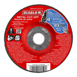 Diablo 4 in. D X 5/8 in. S Aluminum Oxide Metal Cut-Off Disc 1 pk