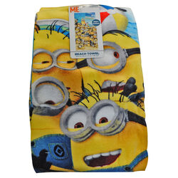 Despicable Me Beach Towel 28 in. W X 58 in. L