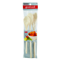 Good Cook Natural Wood Wooden Spoons