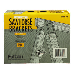 Fulton 2 in. H X 4 in. W Sawhorse Brackets 400 lb. cap. 1 pk