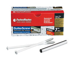 FastenMaster No. 3 S X 7 in. L Square Round Head Gutter Screws 1 pk